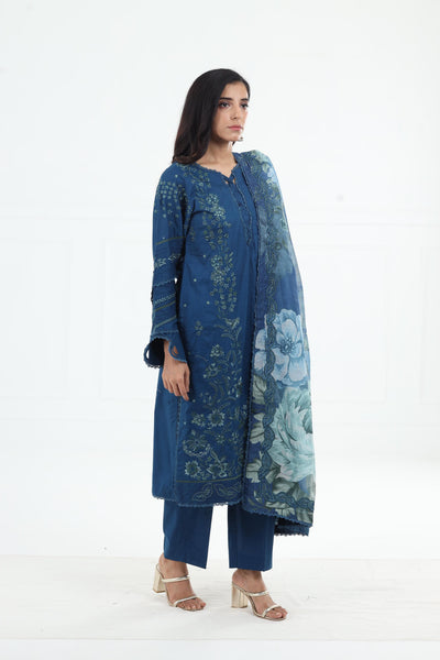 Mehmer - Zarif Embroidered Stitched