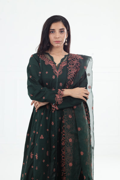 Siraan - Zarif Embroidered Stitched