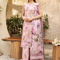 Printed Lawn Pink Stitched Suit - Maria B M Basics Elaheh Stitched