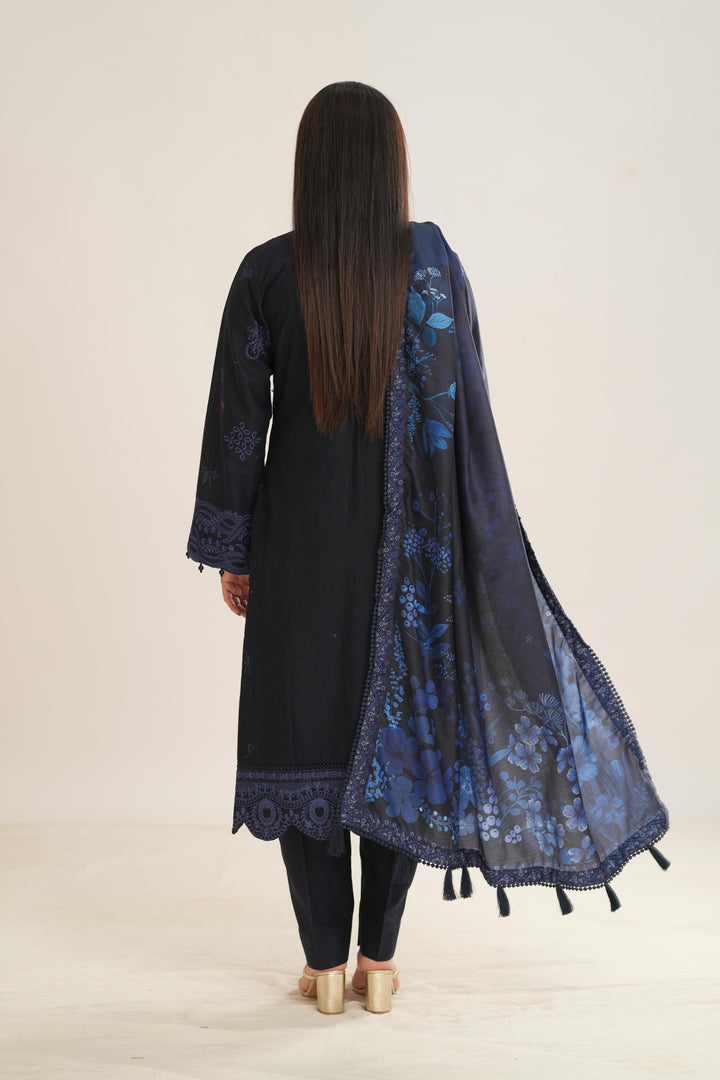 Bluebell - Farasha Eminence Khaddar Stitched