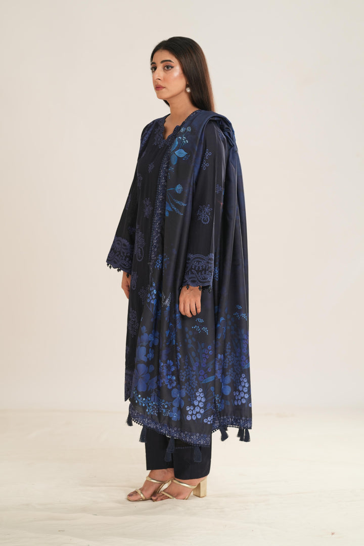 Bluebell - Farasha Eminence Khaddar Stitched