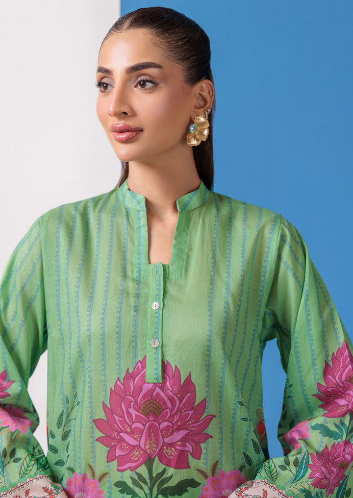 Cambric Mint Green Stitched Suit - Bonanza