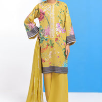 Cambric Olive Stitched Suit - Bonanza