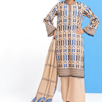 Cambric Beige Stitched Suit - Bonanza