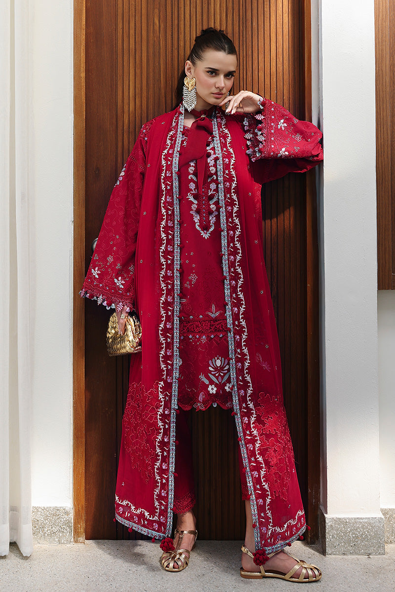 Ruby - Qalamkar Chikankari Eid Edit Stitched