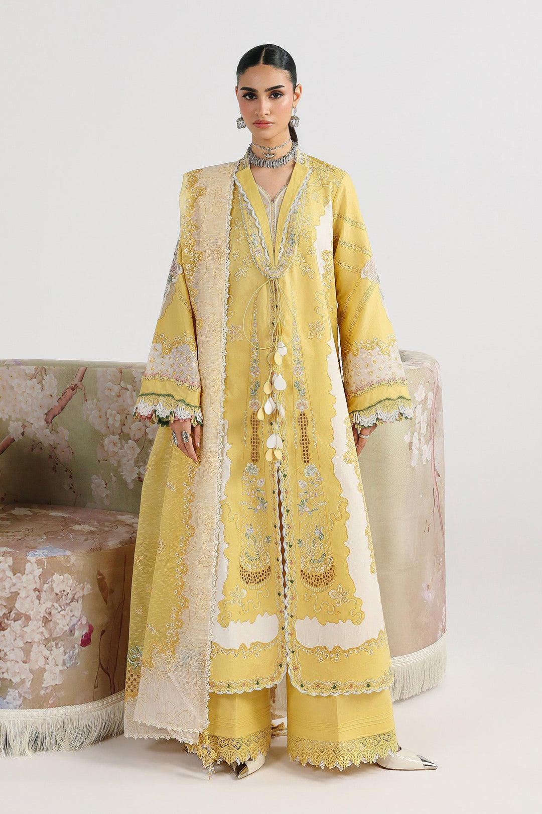 Zaria - Qalamkar Festive Lawn '26 Stitched