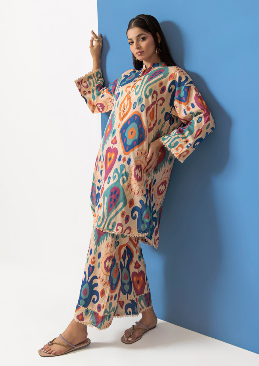 Cambric Multi Stitched Suit - Bonanza