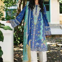 Viona - Qalamkar Q Prints Festive Stitched