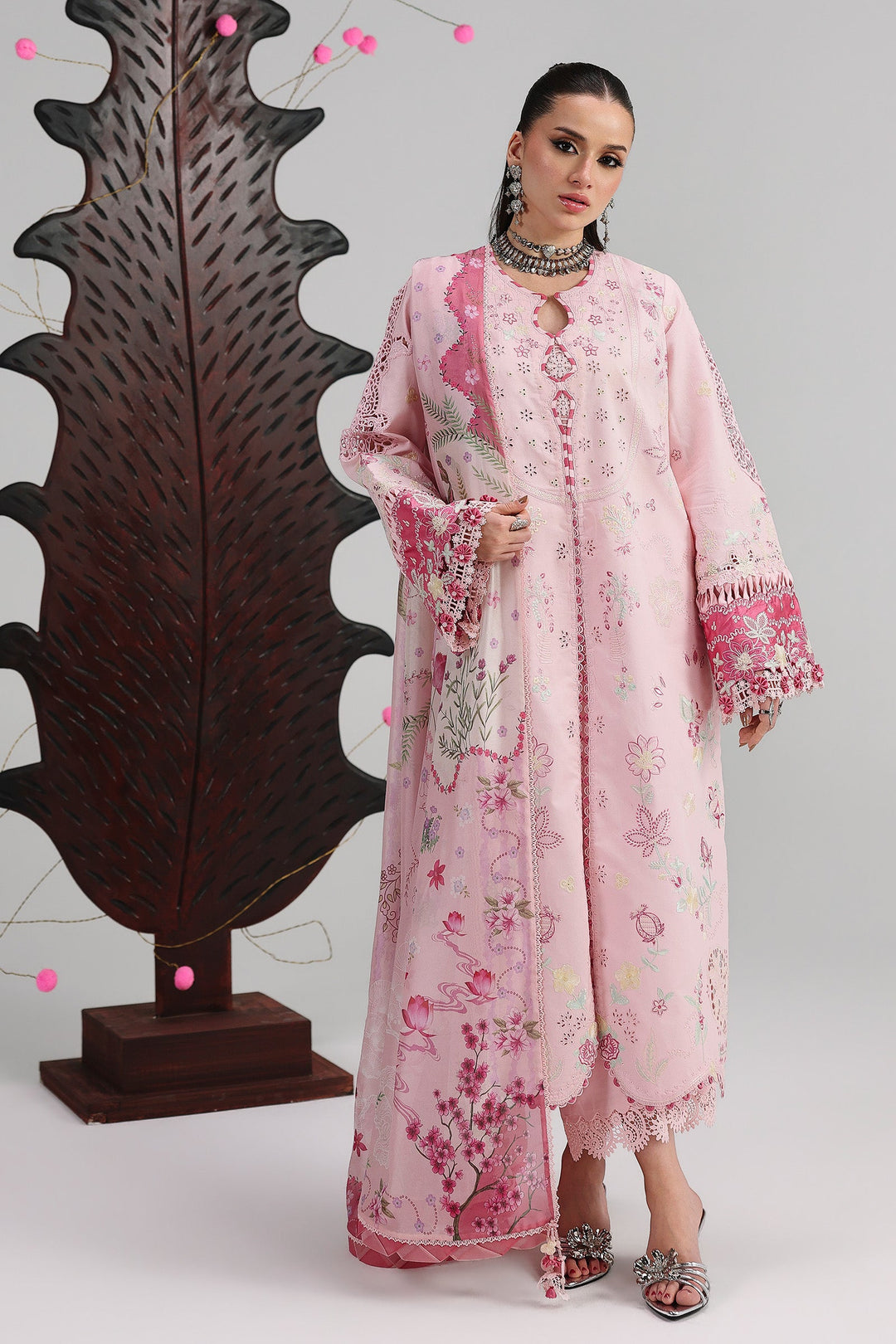 Norah - Qalamkar Festive Lawn '26 Stitched