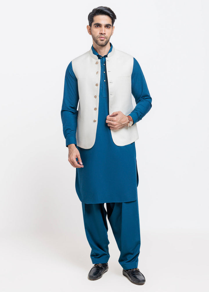 Blended Cream Waist Coat - Bonanza