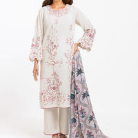 Cambric White Stitched Suit - Bonanza