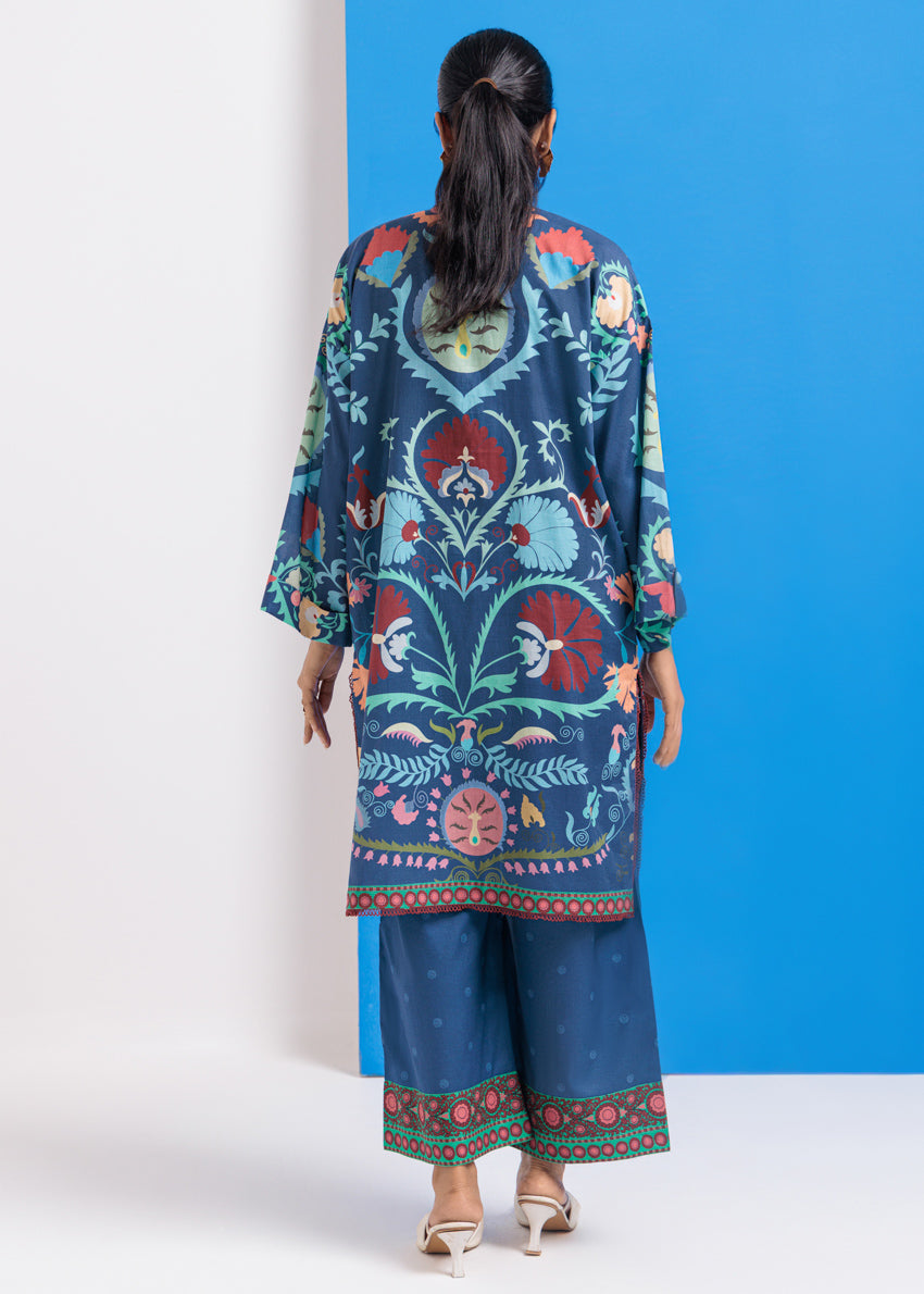 Cambric Blue Stitched Suit - Bonanza