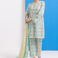 Cambric Yellow Stitched Suit - Bonanza