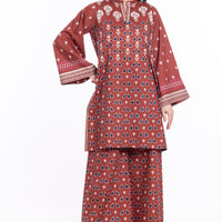 Cambric Red Stitched Suit - Bonanza