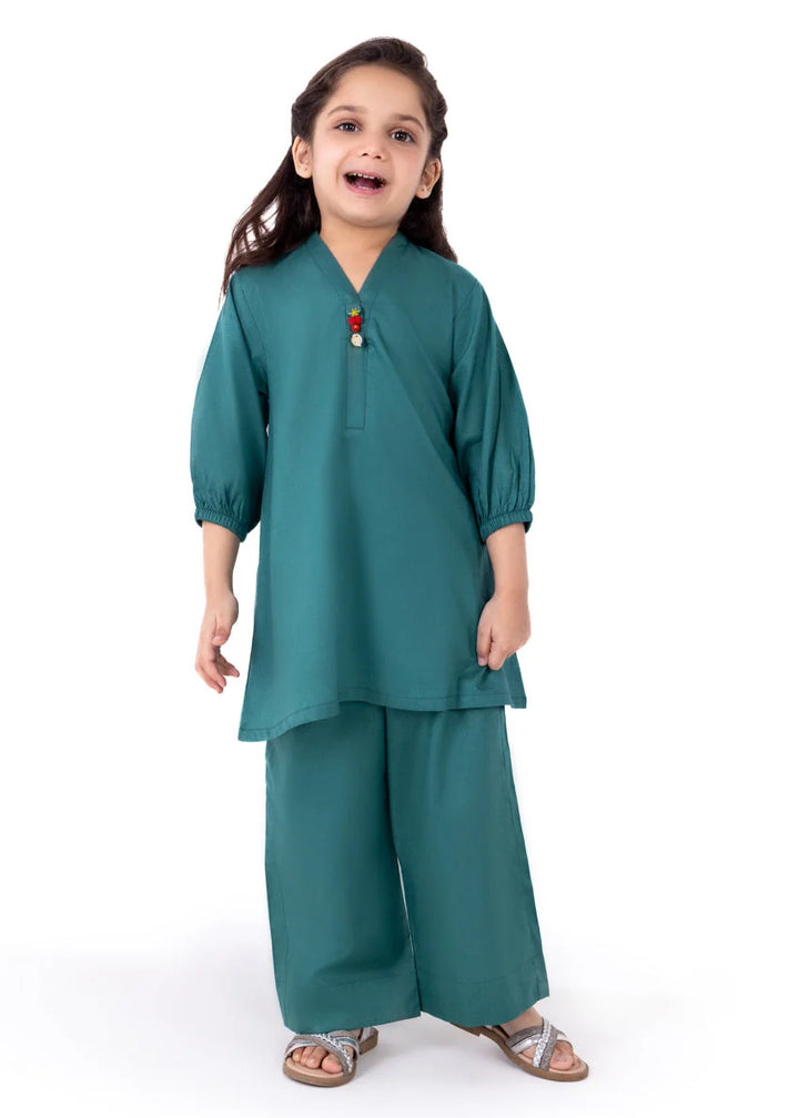 Cambric Green Stitched Suit - Bonanza