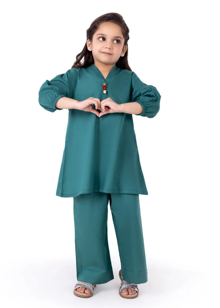 Cambric Green Stitched Suit - Bonanza
