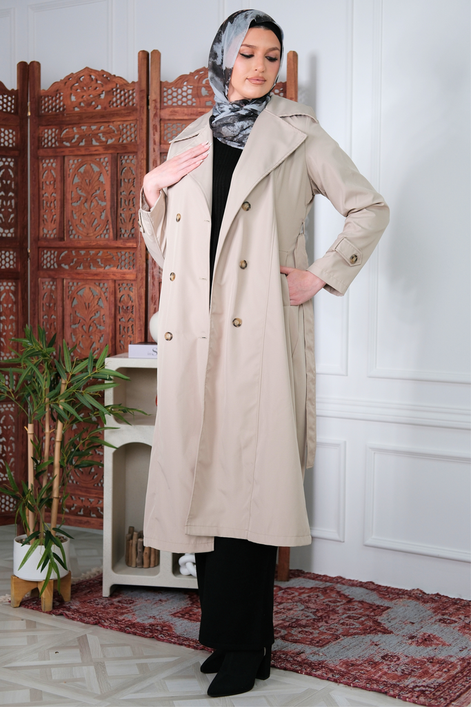 Arwen Stone Trench Coat – Janan