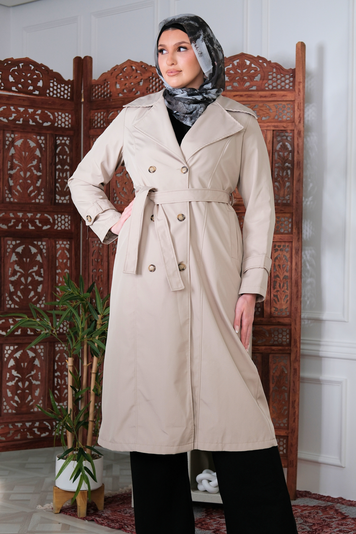 Arwen Stone Trench Coat