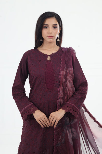 Viraya - Zarif Embroidered Stitched