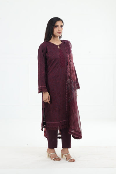 Viraya - Zarif Embroidered Stitched