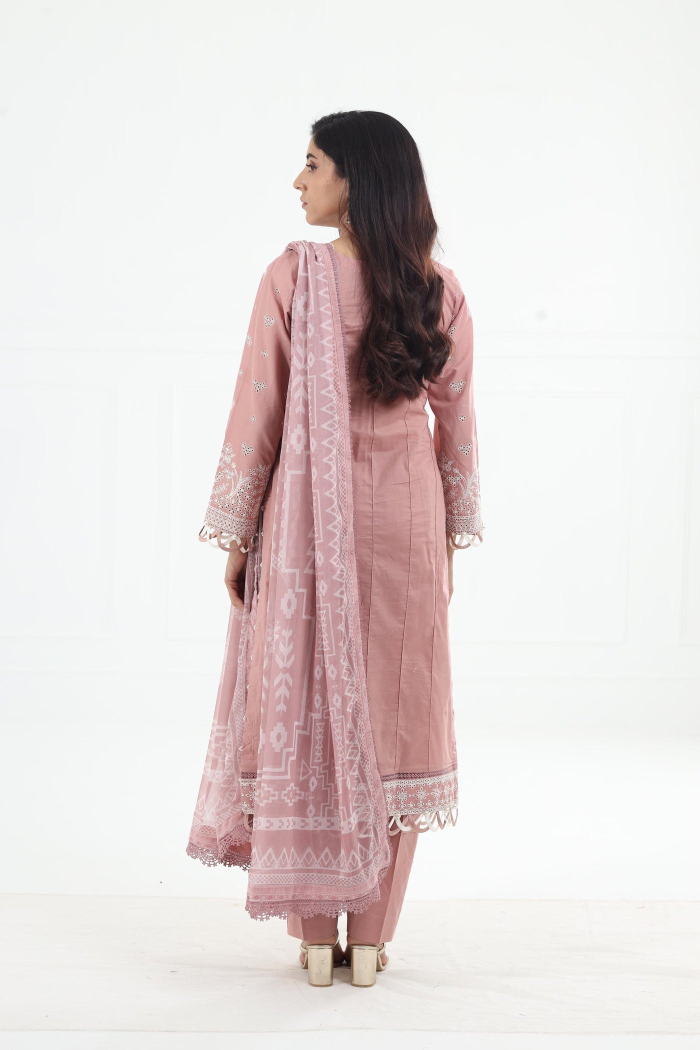 Aneema - Zarif Embroidered Stitched