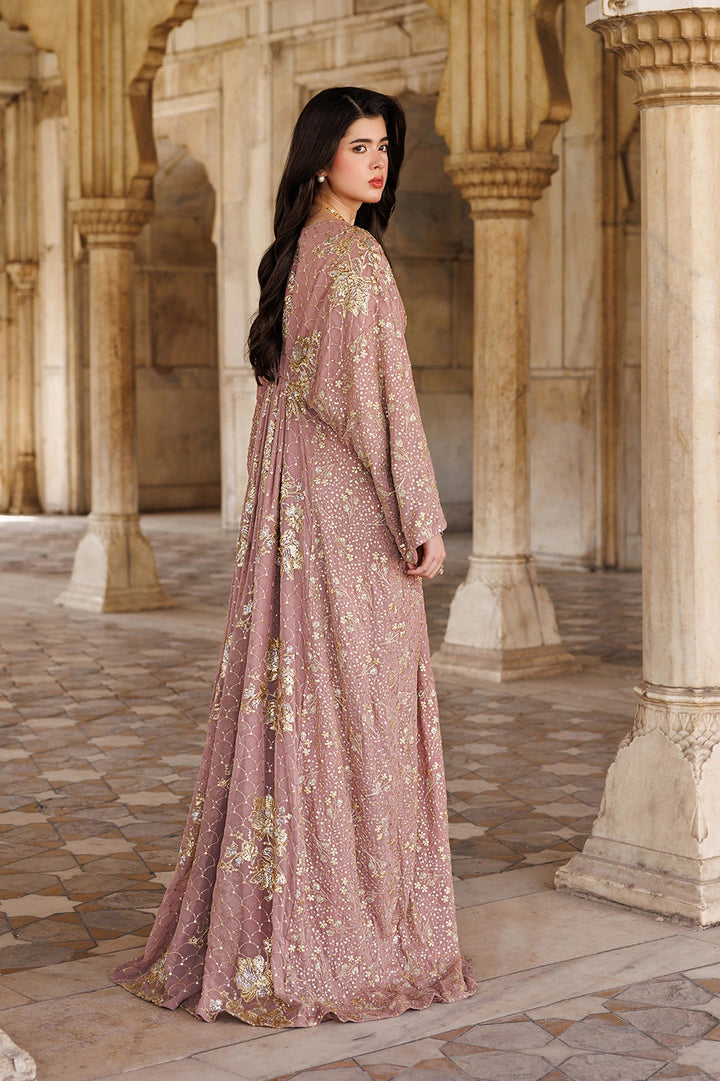 Chiffon & Resham Tea Pink Stitched Suit - Vanya
