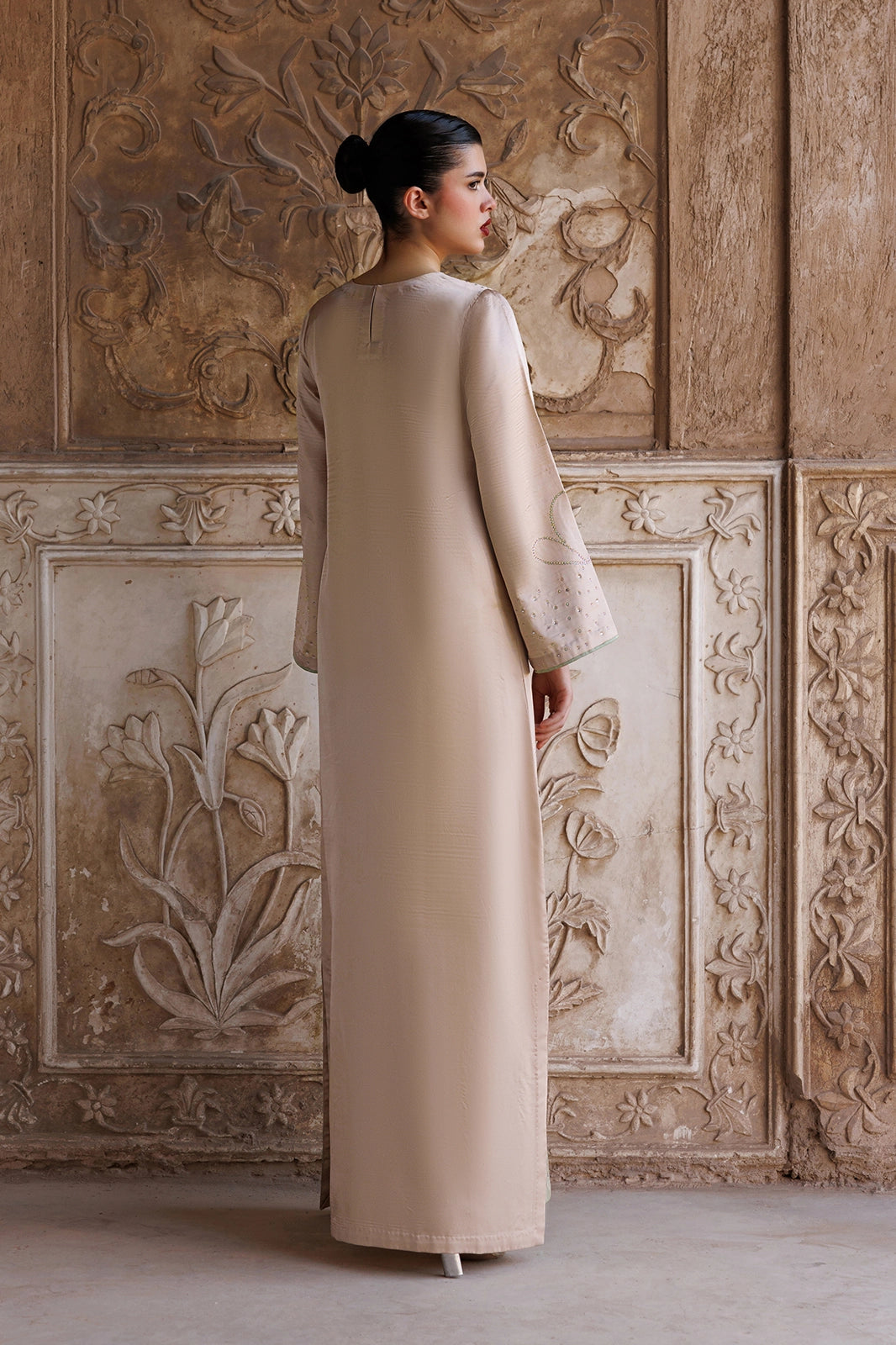 Silk Skin Stitched Suit - Vanya