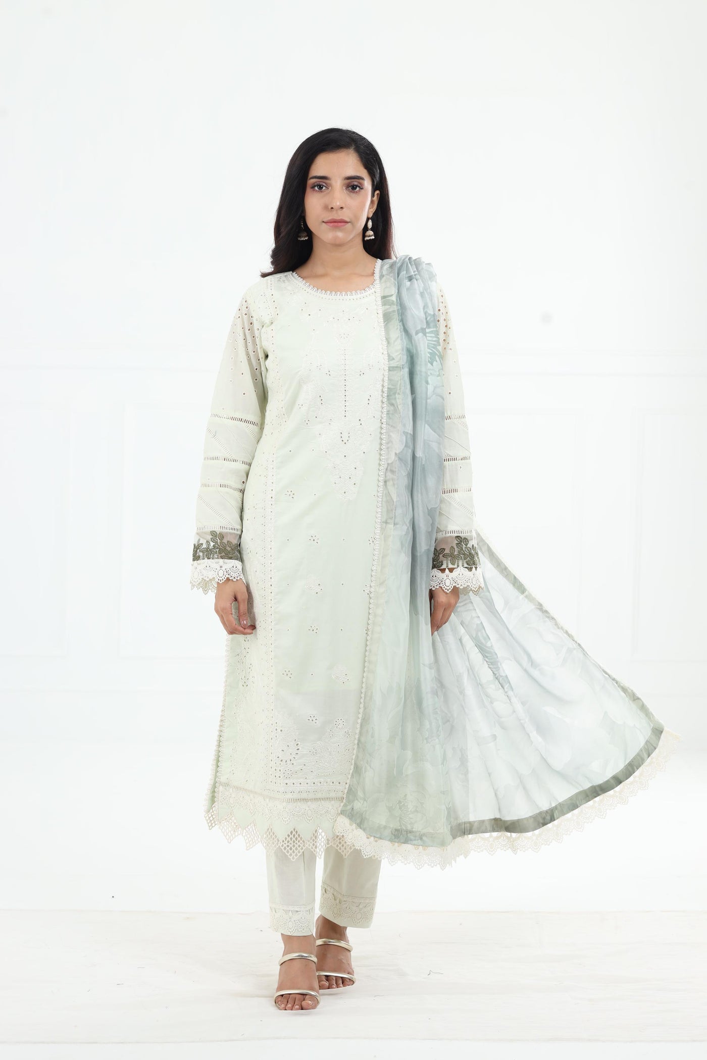 Roohal - Zarif Embroidered Stitched