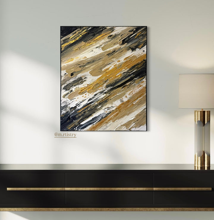 Monochrome - Abstract Canvas