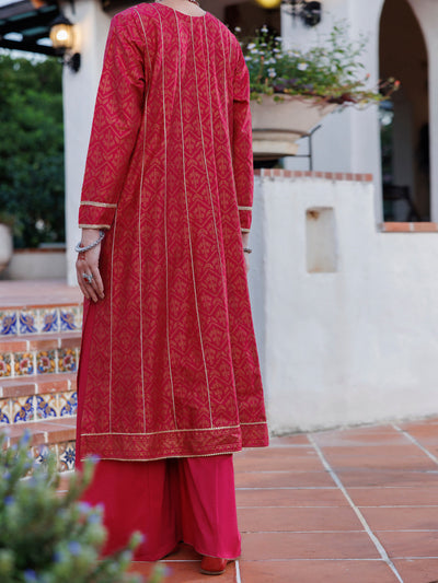 Lawn Fuchsia Kurti - Almirah