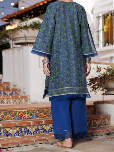 Lawn Blue Kurti - Almirah