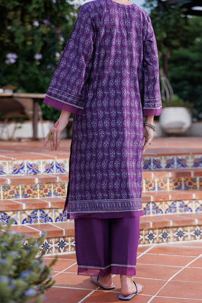 Lawn Purple Kurti- Almirah