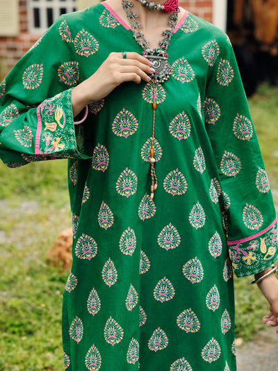 Lawn Green Kurti - Almirah