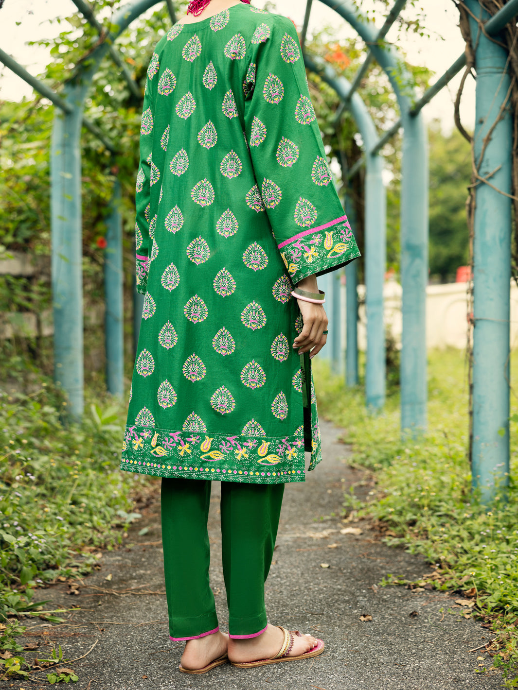 Lawn Green Kurti - Almirah