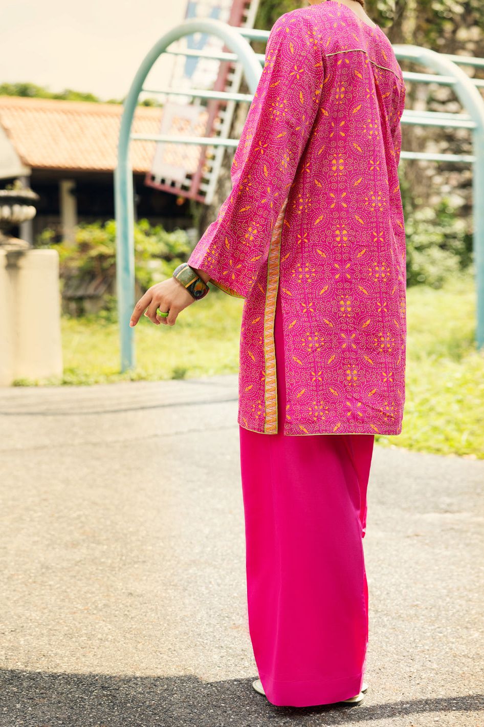 Lawn Pink Kurti - Almirah