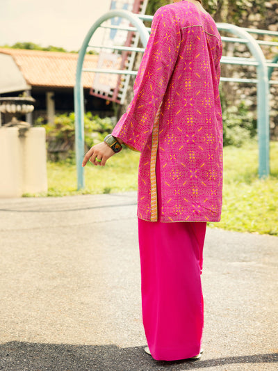 Lawn Pink Kurti - Almirah