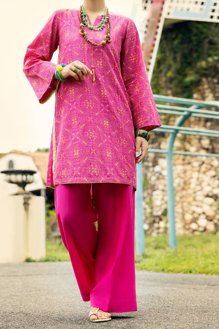 Lawn Pink Kurti - Almirah