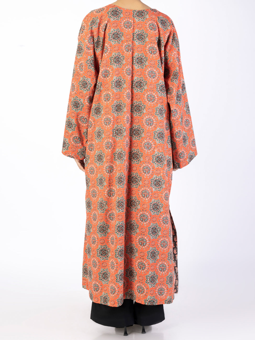 Lawn Orange Kurti - Almirah