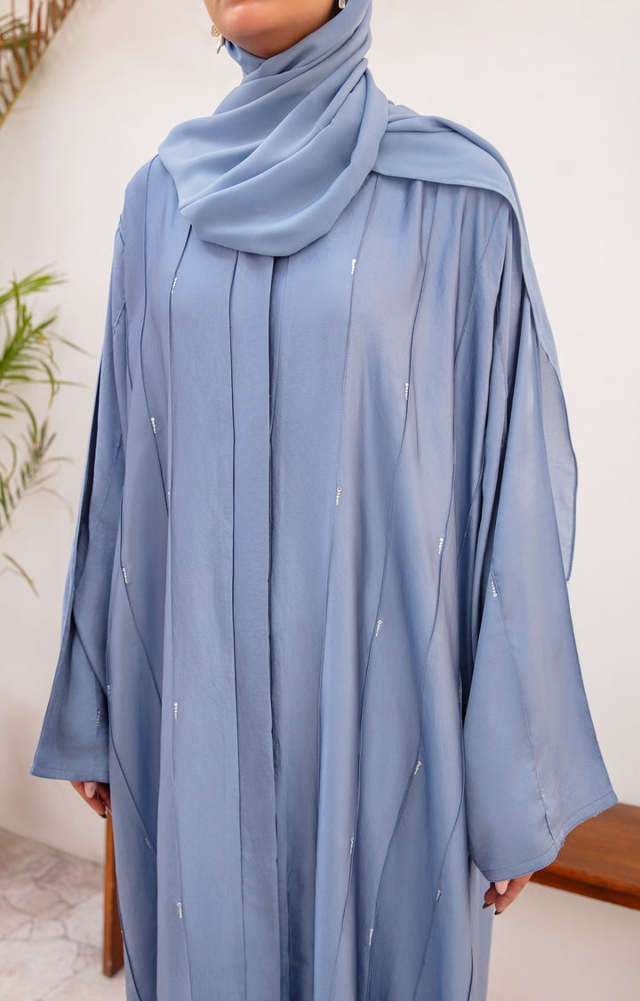 Evania Blue Abaya