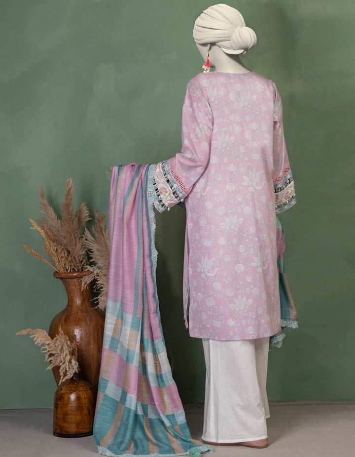 Lawn Multicolor Unstitched Suit - J. Junaid Jamshed