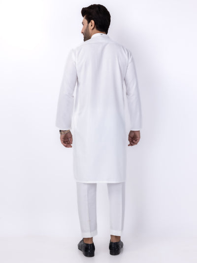 Cotton White Kurta - Almirah