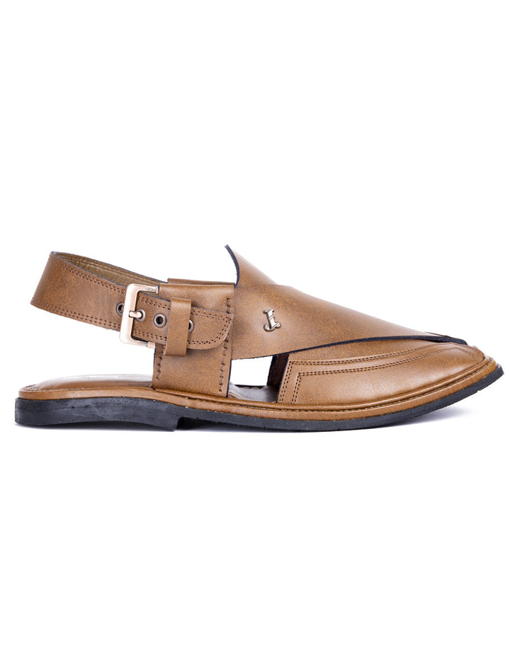 Brown Peshawari Chappal - J. Junaid Jamshed