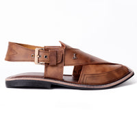 Brown Peshawari Chappal - J. Junaid Jamshed