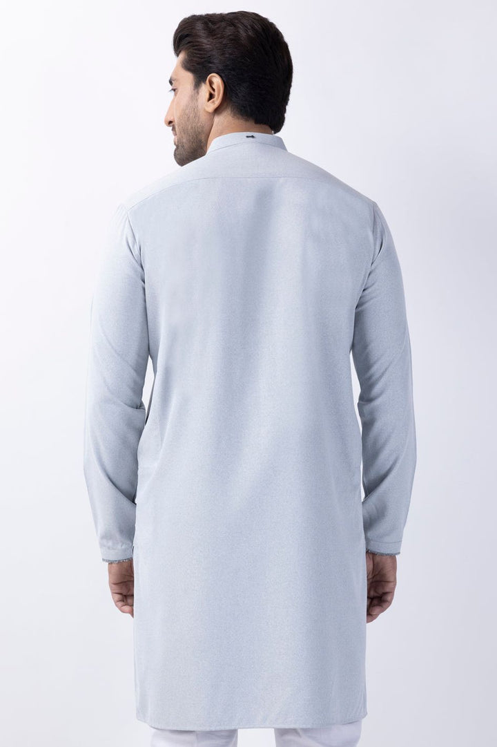 Blended Light blue Kurta - Almirah