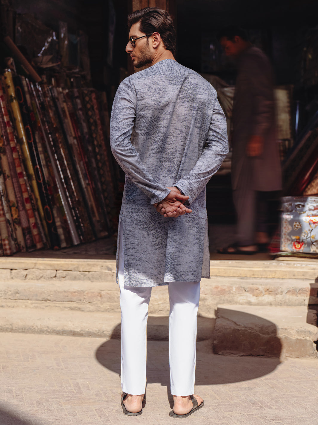 Cotton Grey Kurta - Almirah