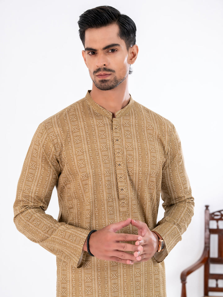 Cotton Light Green Kurta - Almirah