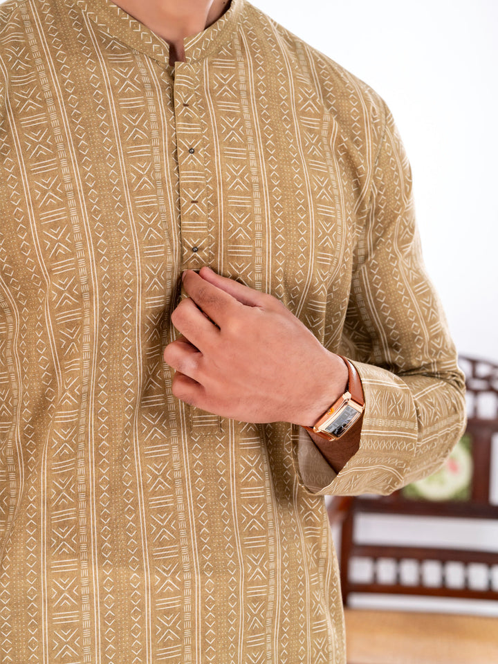 Cotton Light Green Kurta - Almirah