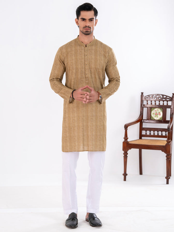 Cotton Light Green Kurta - Almirah