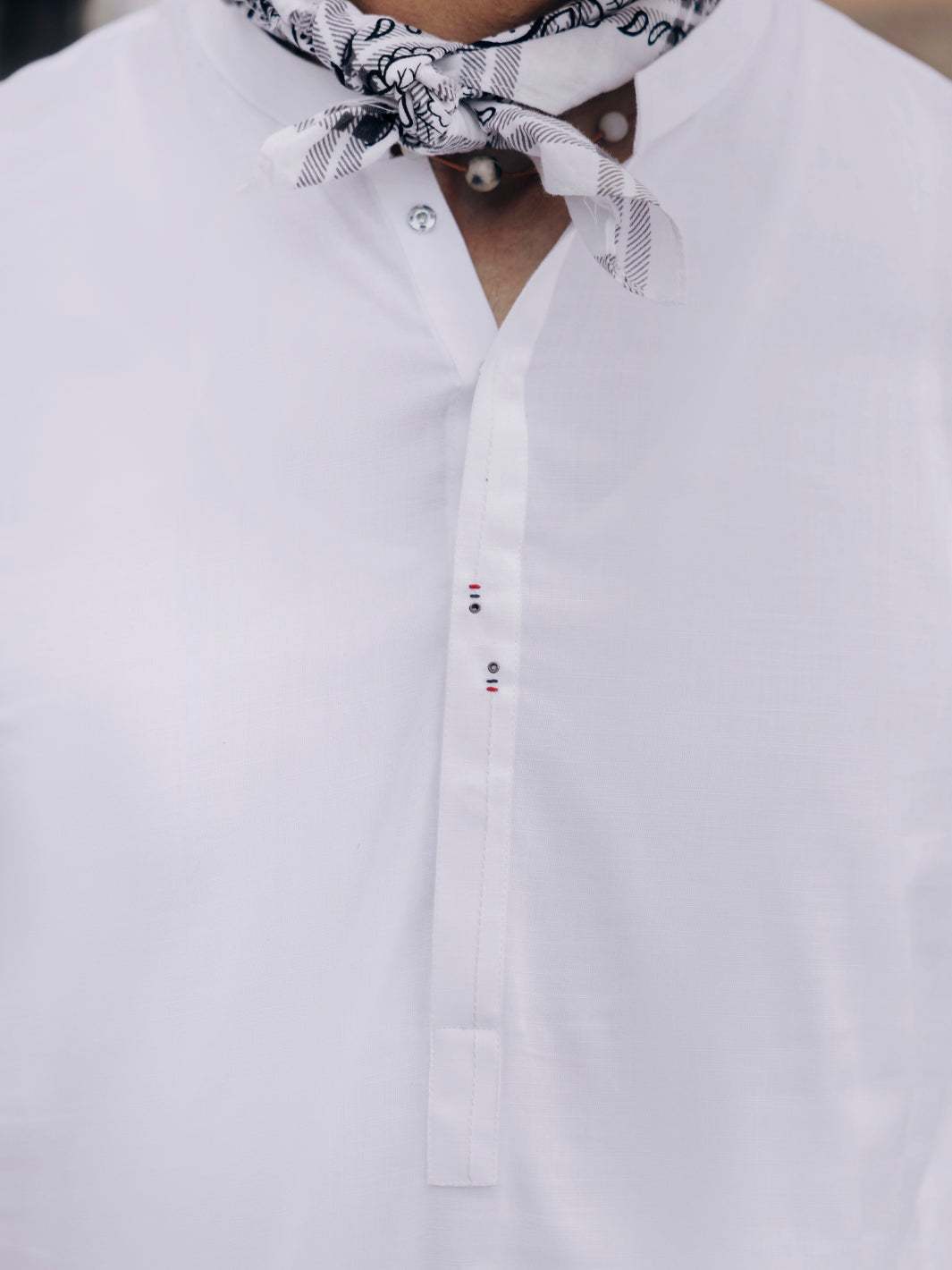 Cotton White Kurta - Almirah