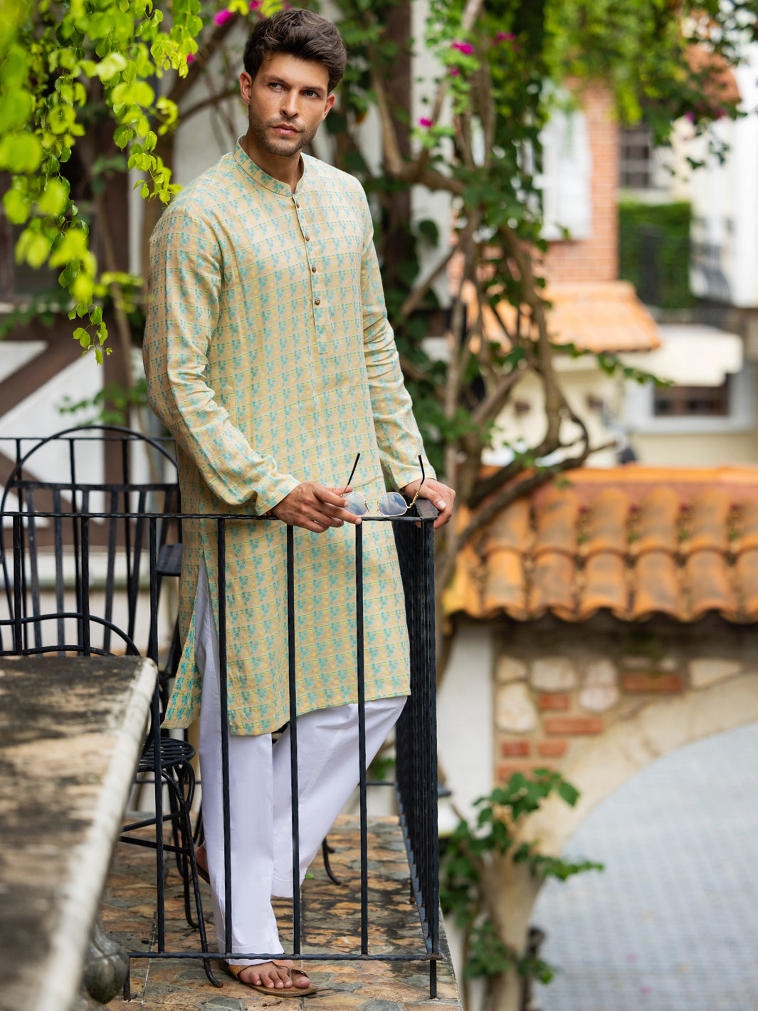 Cotton Fawn Kurta - Almirah